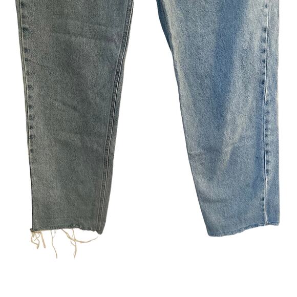 12 STOREEZ RAW-HEM STRAIGHT LEG JEANS - BLUE SIZE 30 - Picture 11 of 14